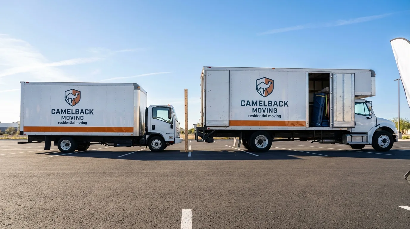 Moving truck size capacity guide in Walford